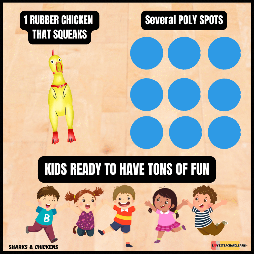 Sharks and Chickens - Equipment Needed