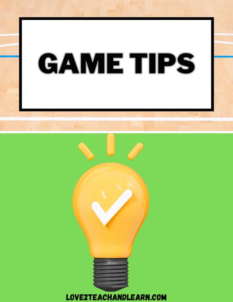 Game Tips - Hoop Hustle Relay