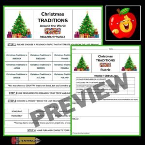 Christmas Traditions Research Project Preview