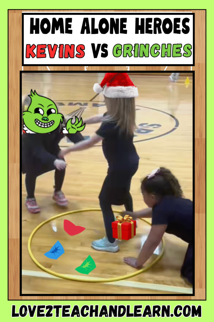 Home Alone Heroes (Kevins vs Grinches) Christmas PE Game