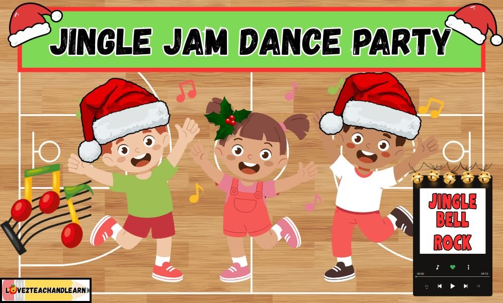 Christmas PE Stations - Jingle Jam Dance Party