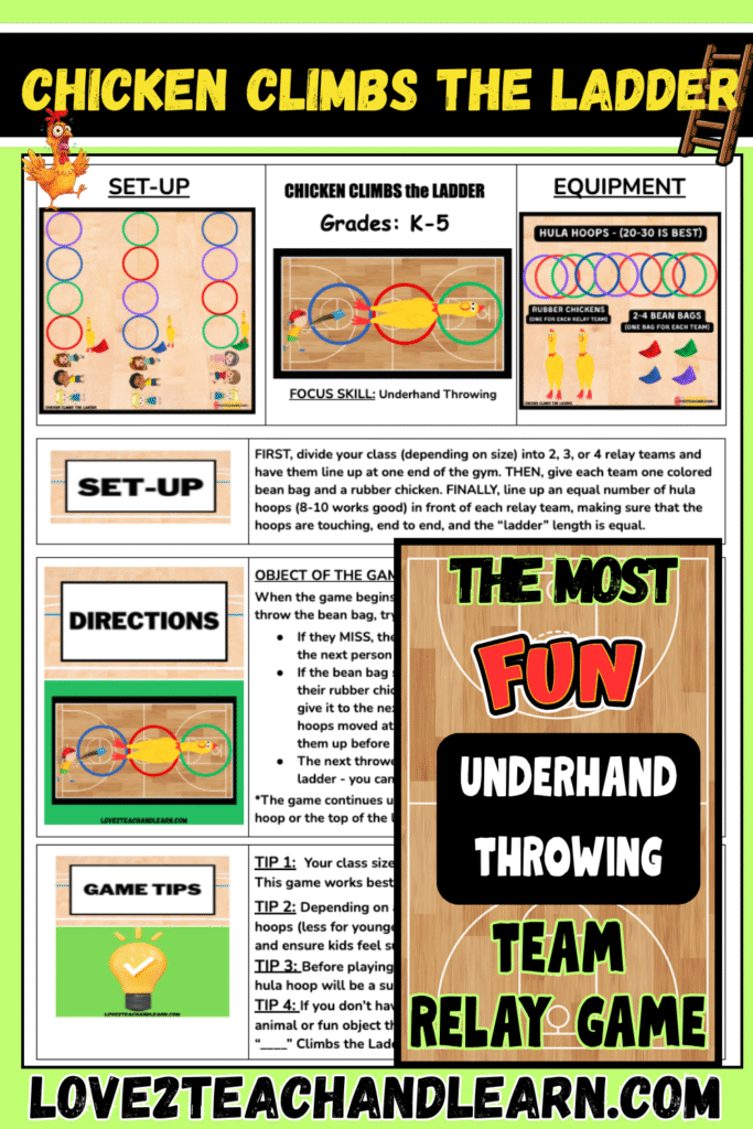 Chicken Climbs the Ladder - Full PDF Lesson Plan - Love 2 Teach and Learn