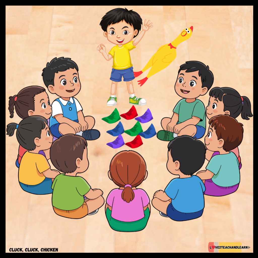 CLUCK CLUCK CHICKEN Game Set-Up - Love 2 Teach and Learn