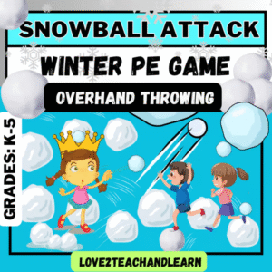 Winter PE Games - Snowball Attack