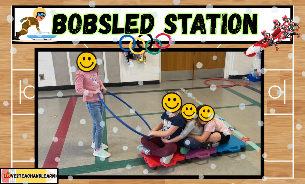 BOBSLED STATION - Winter Olympics - Love 2 Teach and Learn