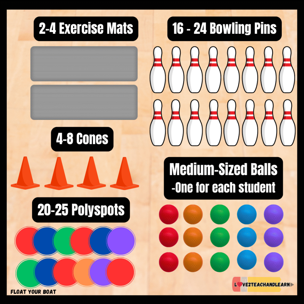 FLOAT YOUR BOAT - Equipment Needed