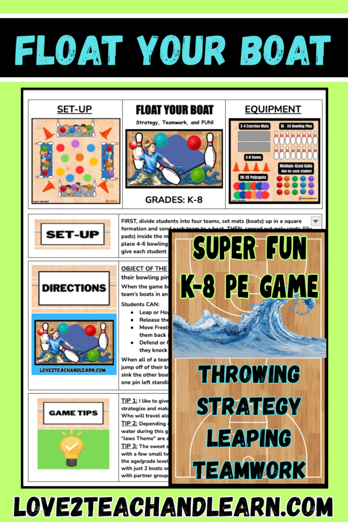 FLOAT YOUR BOAT - Love 2 Teach and Learn