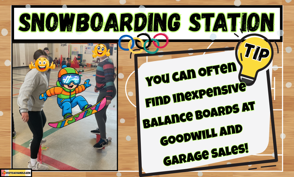 Snowboarding station tip - Love 2 Teach and Learn