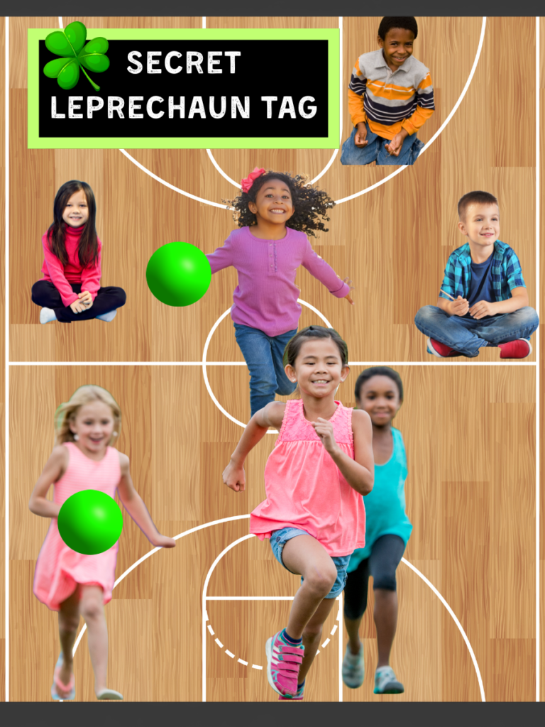 SECRET LEPRECHAUN TAG: Fun K-5 (St. Patrick's Day) PE Game