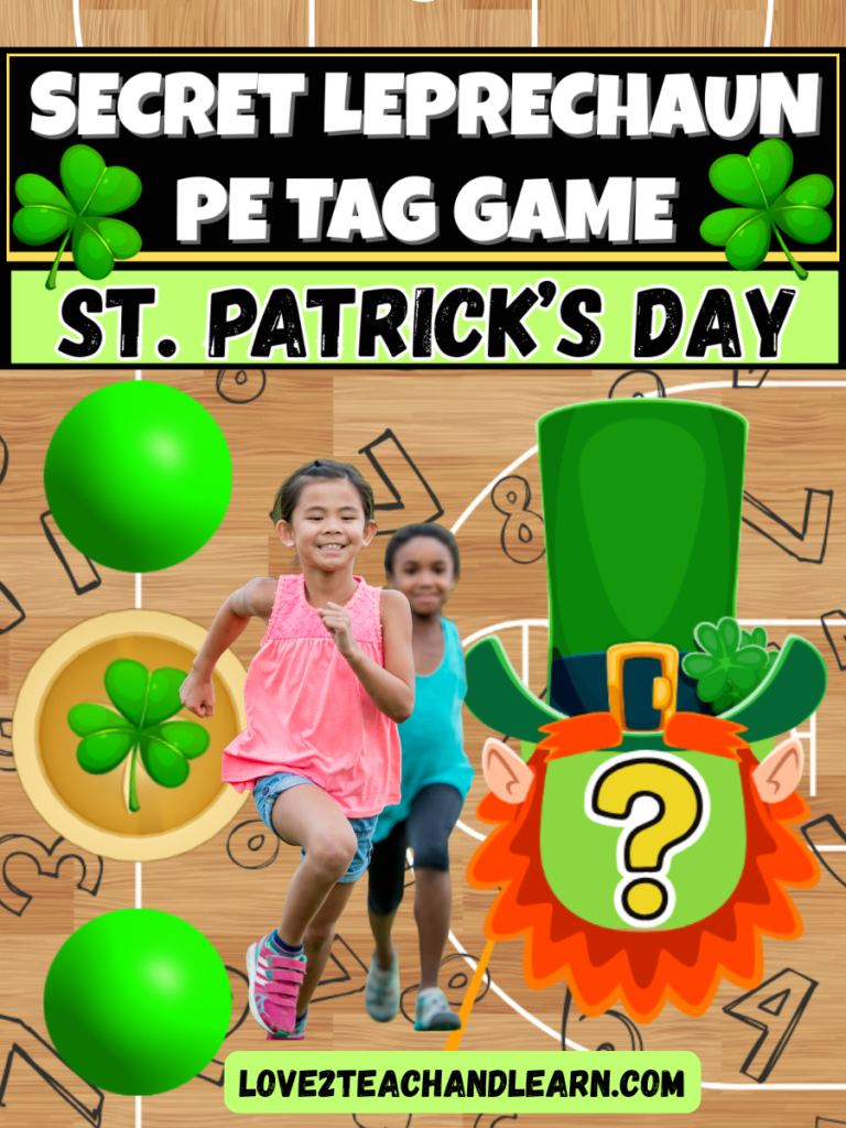 SECRET LEPRECHAUN TAG: Fun K-5 (St. Patrick's Day) PE Game