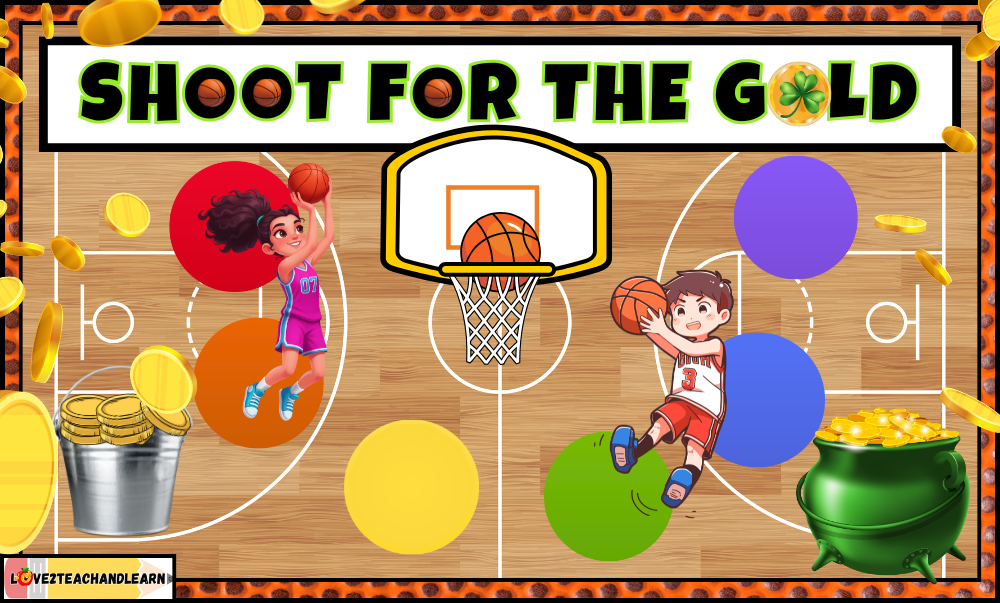 Basketball PE Stations - Shoot for the gold - Love 2 Teach and Learn