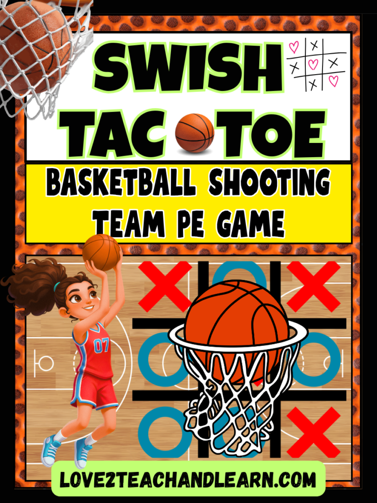 Swish Tac Toe - Basketball Shooting Team PE Game