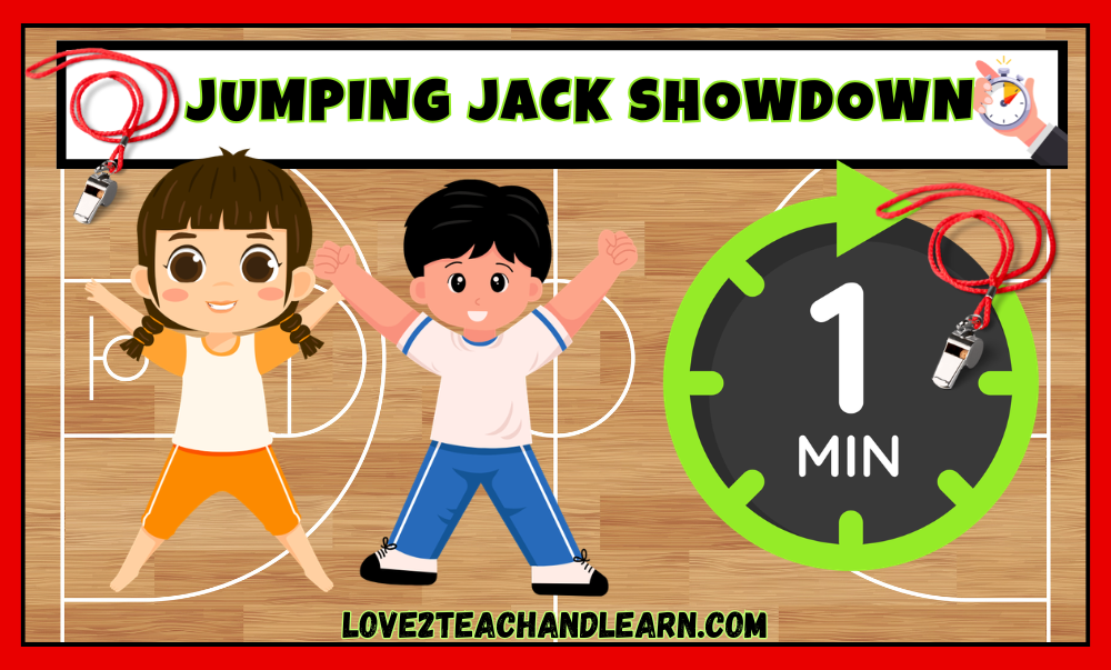 Jumping Jack Showdown - Love 2 Teach and Learn