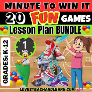Minute To Win It Game FUN BUNDLE