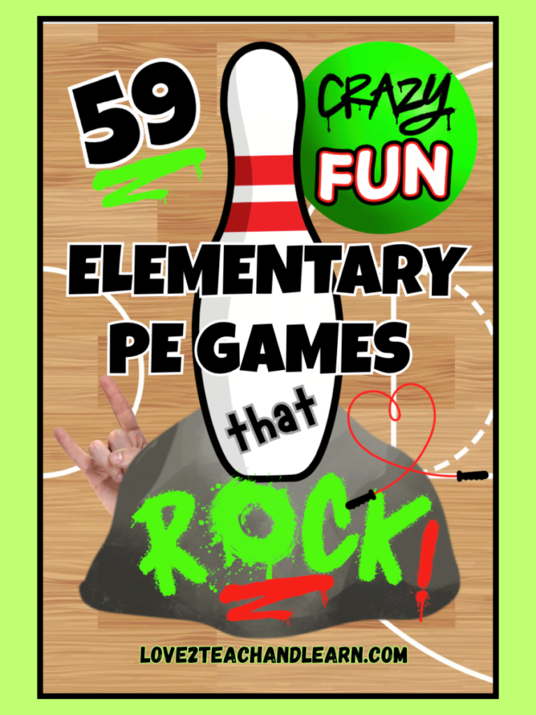 59 CRAZY FUN Elementary PE Games that ROCK!