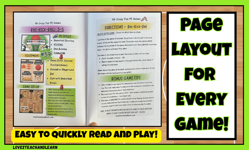 59 CRAZY FUN Elementary PE Games that ROCK!