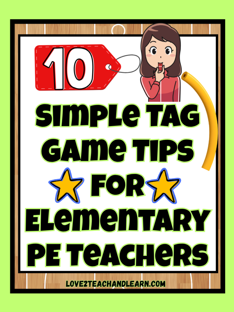 10 Simple Tag Game Tips (that Work) for Elementary PE Teachers