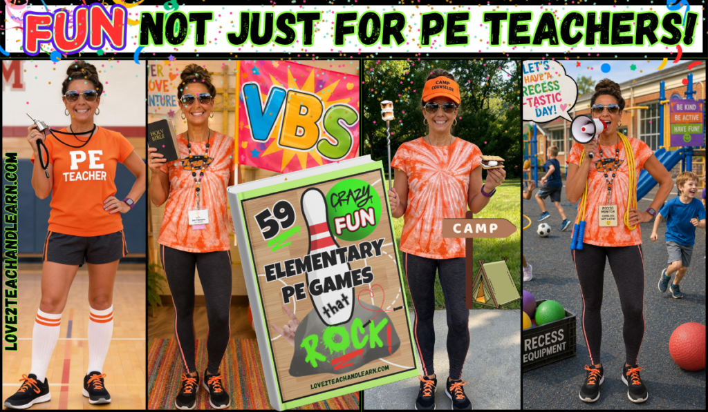 59 CRAZY FUN Elementary PE games that ROCK!