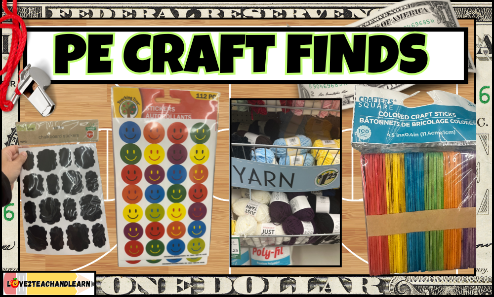 PE Teacher Craft Finds - Love 2 Teach and Learn