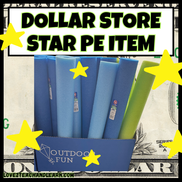 Pool Noodles are great for tagging - love2teachandlearn.com