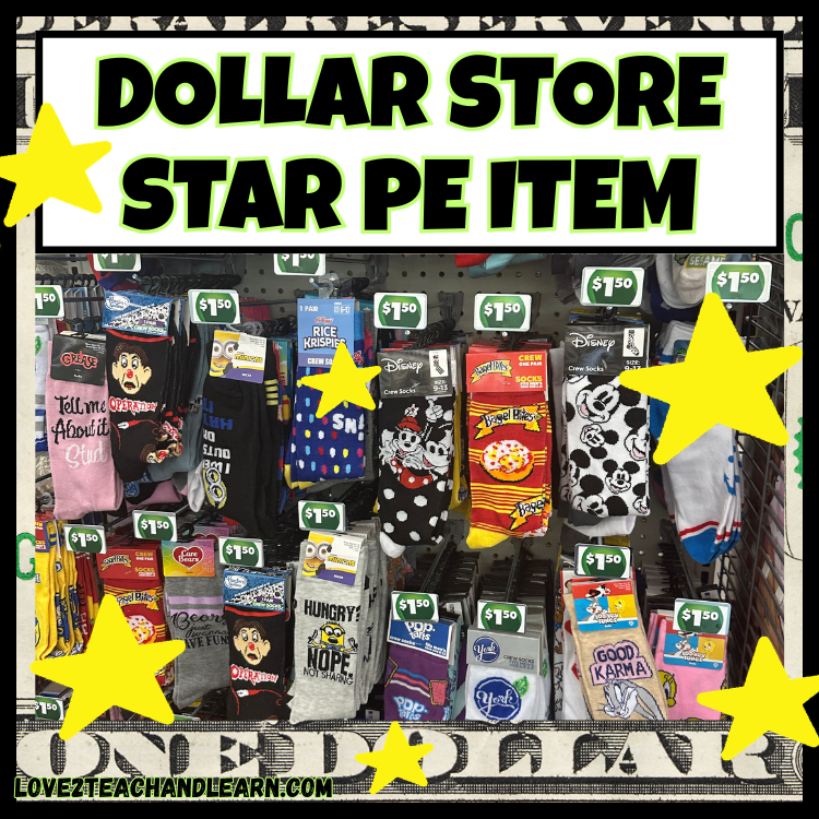 Dollar Store PE Star Item - Love 2 Teach and Learn
