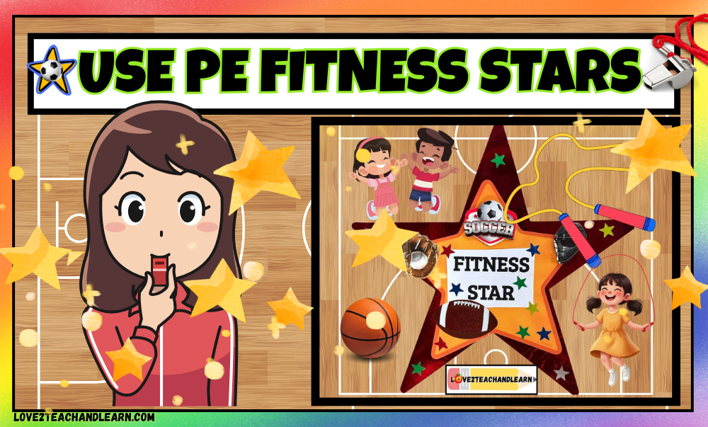 Use Fitness Stars for Kindergarten PE Class - Love 2 Teach and Learn