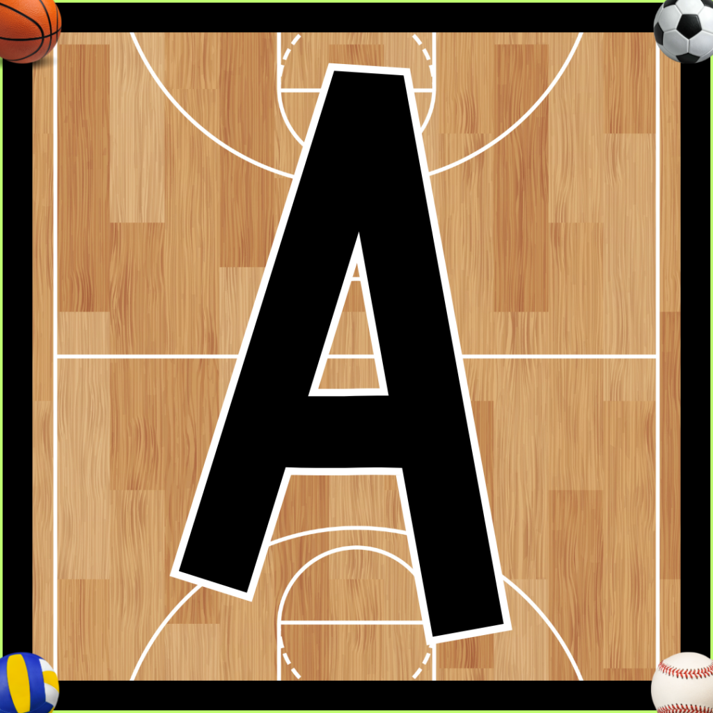 LETTER A - Fitness Vocabulary Words - Love 2 Teach and Learn