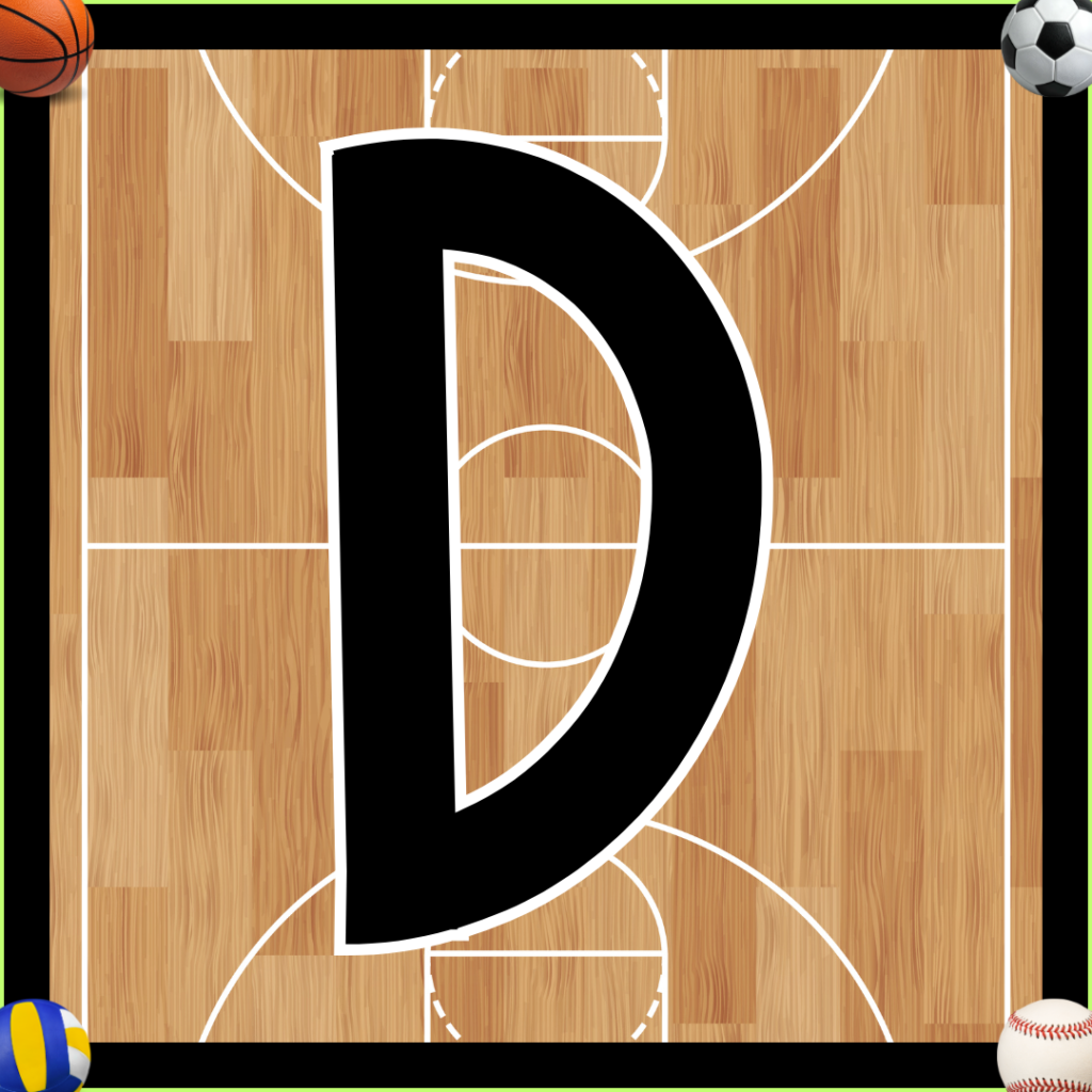 LETTER D - Fitness Vocabulary Words - Love 2 Teach and Learn