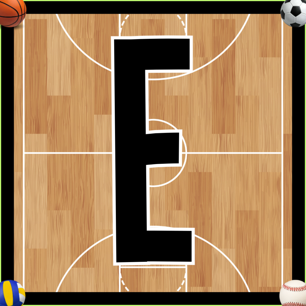 LETTER E - Fitness Vocabulary Words - Love 2 Teach and Learn