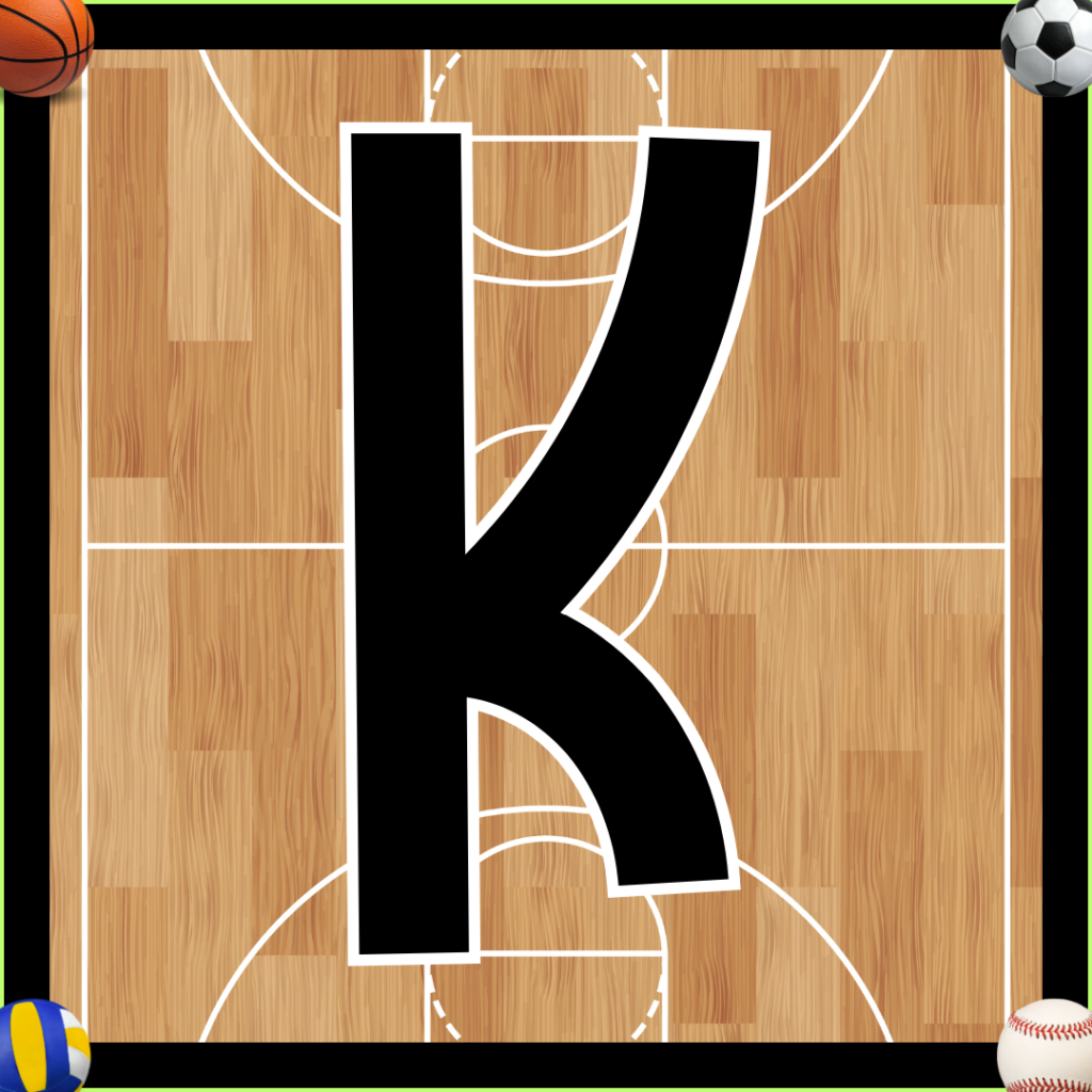 LETTER K - Fitness Vocabulary Words - Love 2 Teach and Learn