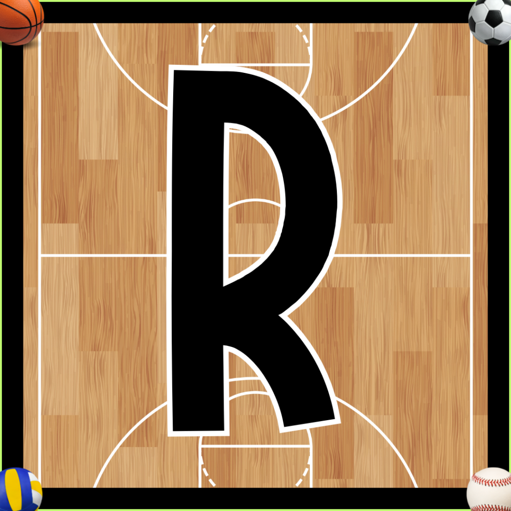 LETTER R - Fitness Vocabulary Words - Love 2 Teach and Learn