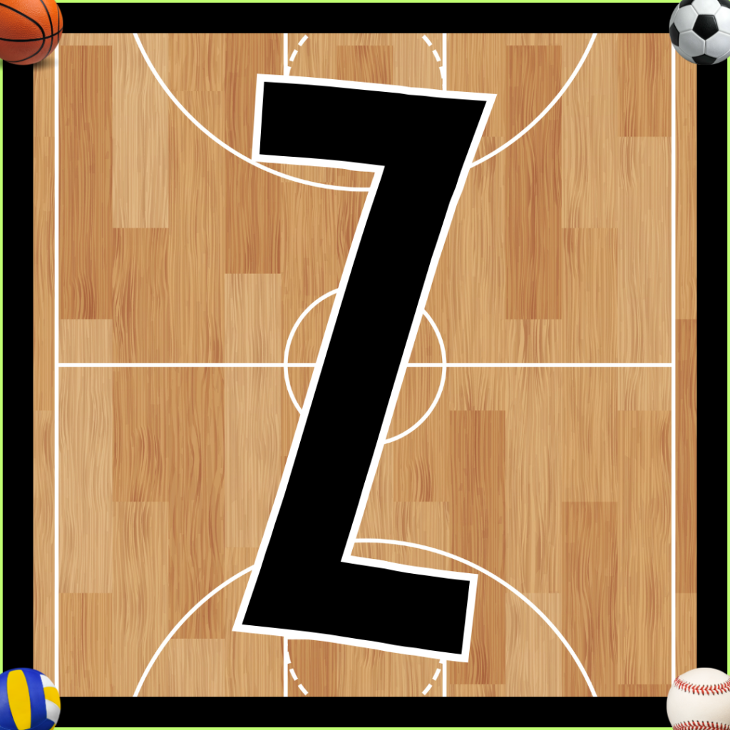 LETTER Z - Fitness Vocabulary Words - Love 2 Teach and Learn