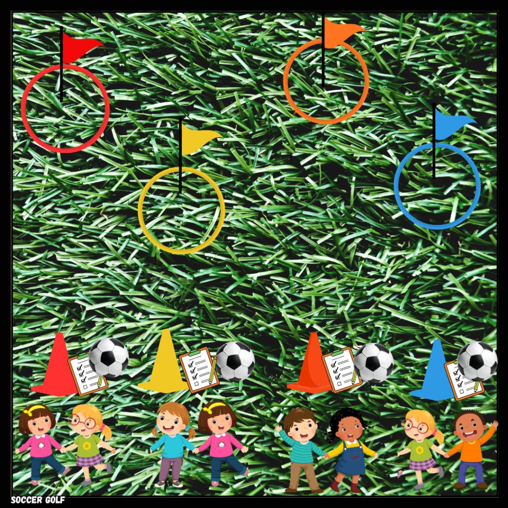 Soccer Golf (Game Set-Up) - Love 2 Teach and Learn