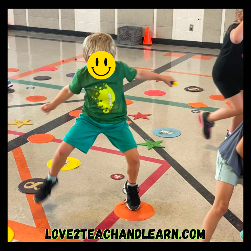 Hot Lava River Run - Locomotor Skills Game - Love 2 Teach and Learn