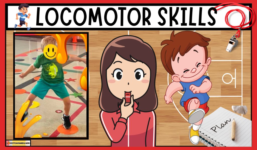 September PE Plan - Teach Locomotor Skills - Love 2 Teach and Learn