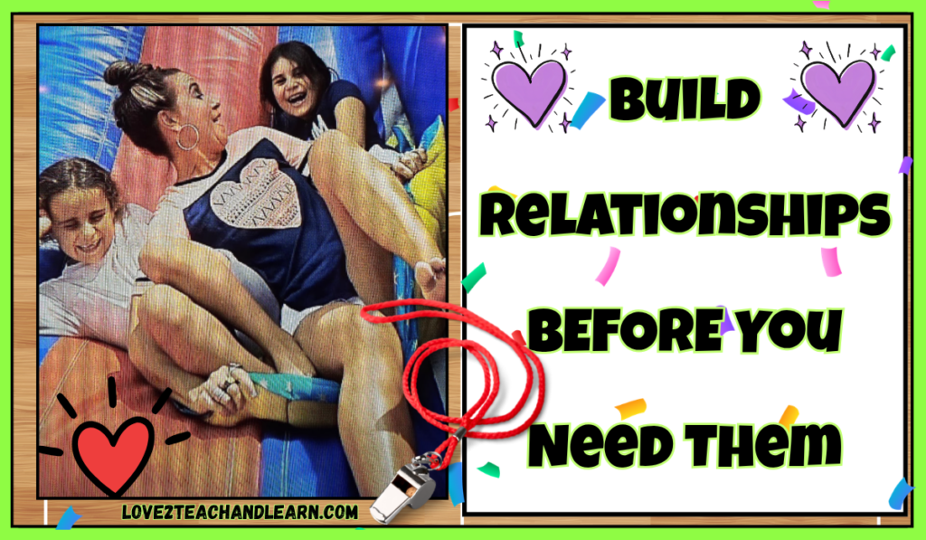 Build Relationships BEFORE You Need Them