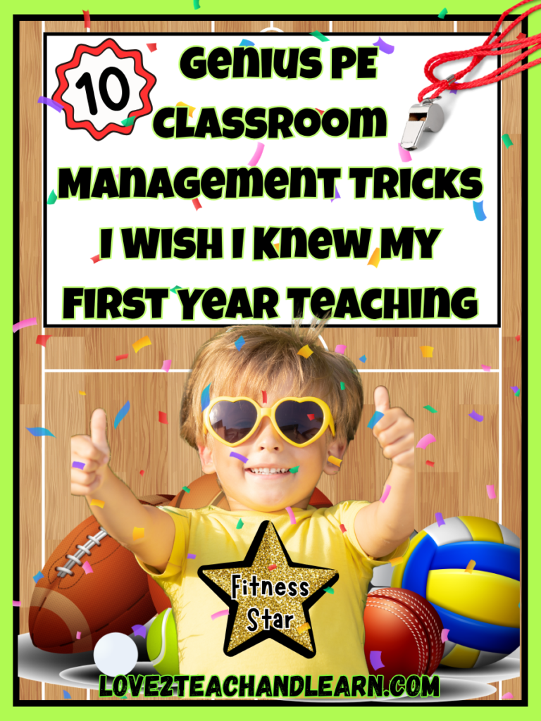 10 Genius PE Classroom Management Tricks I Wish I Knew My First Year Teaching