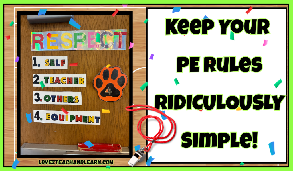 Keep Your PE Rules RIDICULOUSLY Simple