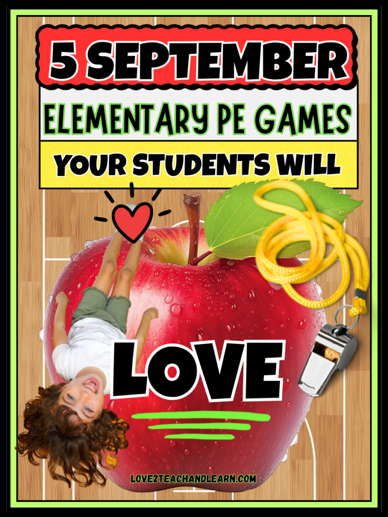 5 September Elementary PE Games Your Students Will Love!