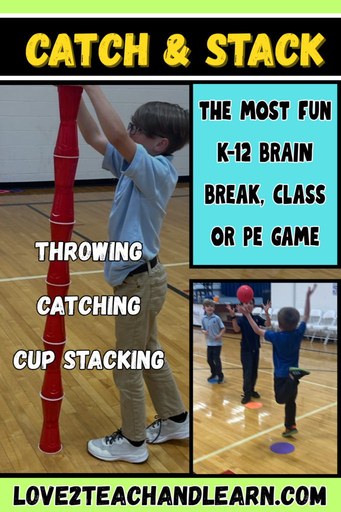 Catch and Stack PE Game - Love 2 Teach and Learn