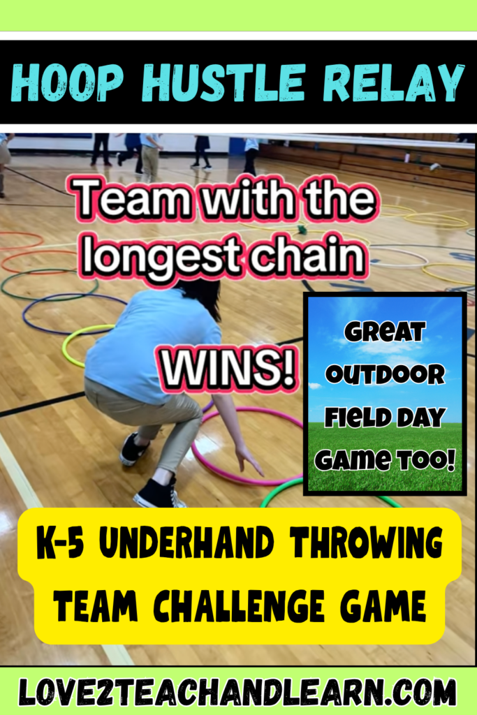 Hoop Hustle Relay - Love 2 Teach and Learn