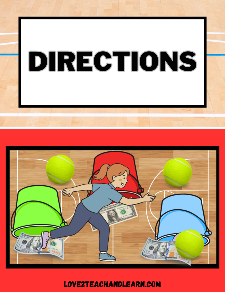 ROLLIN' IN THE DOUGH Underhand Throwing PE Game Directions - Love 2 Teach and Learn
