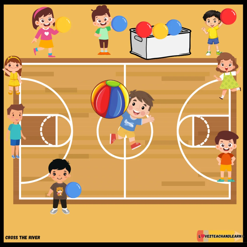 Cross the River - Love 2 Teach and Learn - September PE Games