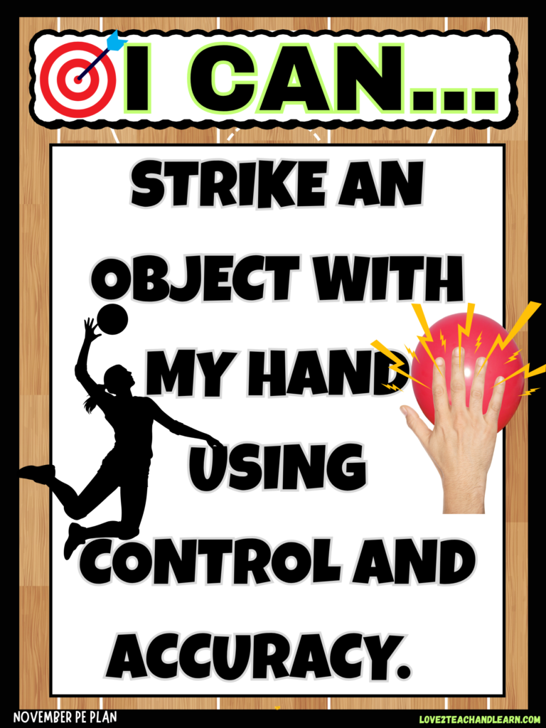 STRIKING WITH HANDS Cue Words - Love 2 Teach and Learn