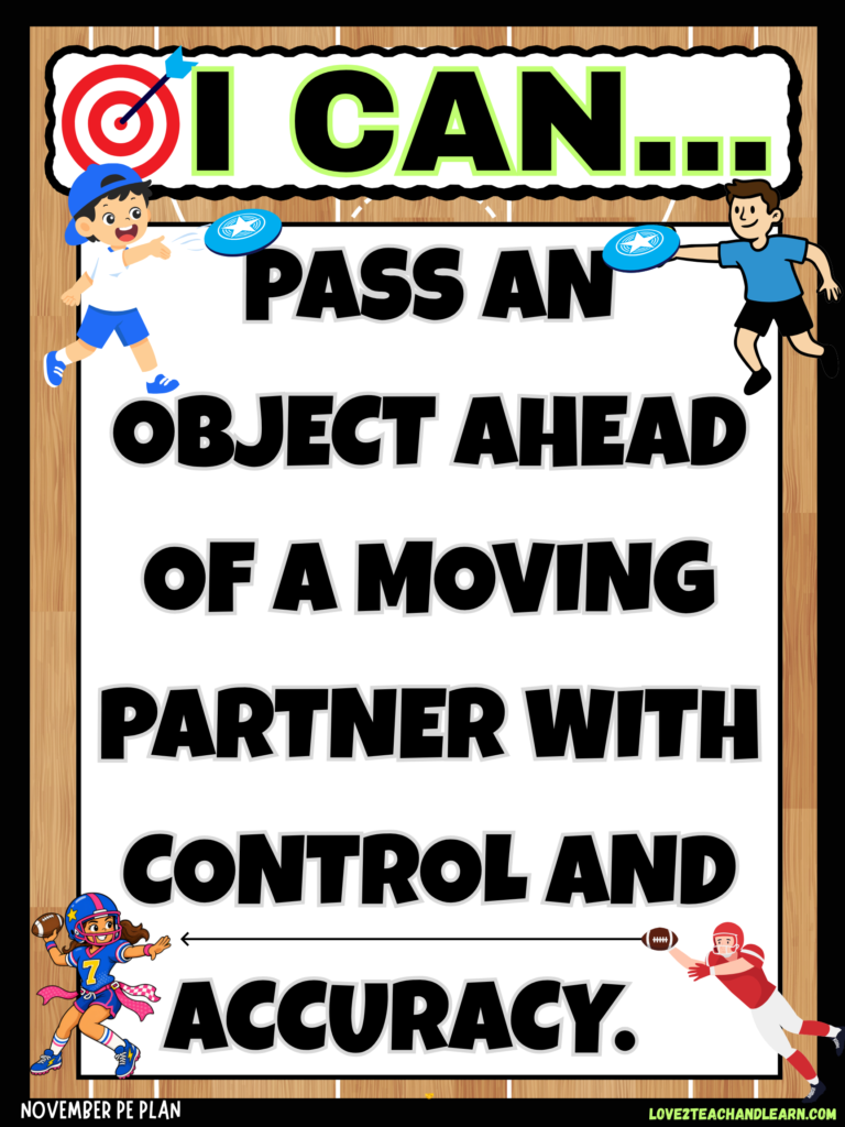 LEAD PASSING - I Can Statement - Love 2 Teach and Learn